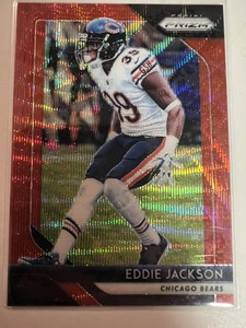 2018 Panini Prizm - Red Wave Prizm #167 Eddie Jackson /149 Chicago Bears