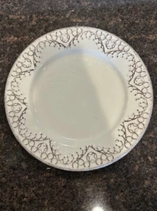 Bombay Lisbon White Dinner Plate Pattern Code BMALISW Discontinued - Picture 1 of 3