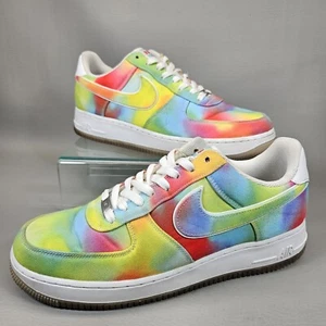 Nike Air Force 1 Low "Summer of Peace" Tie Dye Chicago CK0838-100 Men's Size 11 - Picture 1 of 18