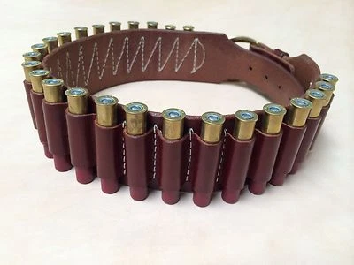 Cinto de cartucho transportador de casca de espingarda .410. Taurus Judge, S&W Governor. #7003 - Imagem 1 de 2