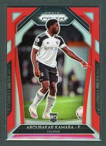 2020-21 ABOUBAKAR KAMARA 038/149 PANINI PRIZM PREMIER LEAGUE RED SILVER ROOKIE