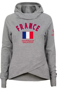 Outerstuff Unisex Kid's Small (7/8) FIFA World Cup 2022 France Flag Funnel Neck - Picture 1 of 5