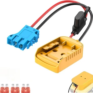 for Power Wheel Adapter for Dewalt with Fuse 12AWG Connector For Ride On Truck - Picture 1 of 8