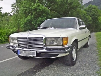 Oldtimer Mercedes 350 SE, W116, aus zweiter Hand, spanisches Auto, TOP! - Bild 1 von 4