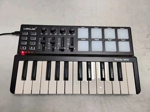 Worlde Panda Mini Teclado USB de 25 teclas y controlador MIDI Drum Pad - Imagen 1 de 8