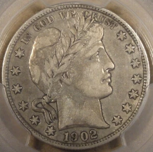 1902 Barber Half Dollar 50c PCGS Certified VF30 - Picture 1 of 4
