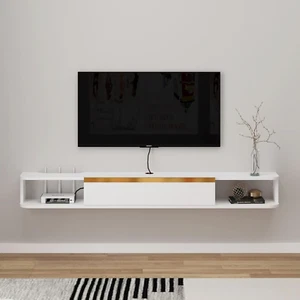 Floating TV Stand, 47'' Wall Mounted Entertainment Center TV Media Console, Floa - Picture 1 of 7