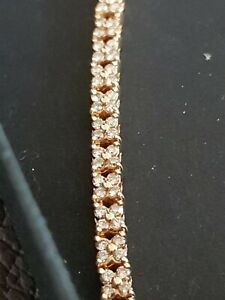 18ct gold 4ct diamond bracelet. Fully hallmarked for diamond and gold rrp £4500