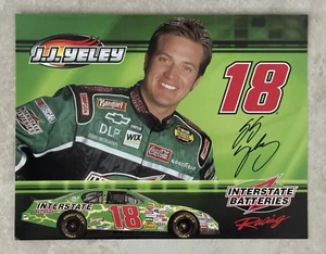 JJ Yeley Auto Signed Nascar Photo Card 8x11 - Picture 1 of 3