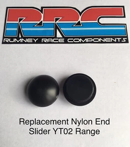 Slider di ricambio nylon per RRC YT02 piedi peg/poggiapiedi girati tipo X2 - Foto 1 di 11