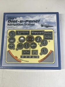 Vintage 1980s Pilots Dial A Panel Navigation Flight Trainer Henry H. Culver Jr - Bild 1 von 8