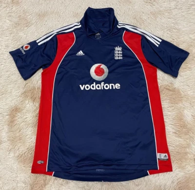 England 2008 Cricket Vodafone Shirt Adidas Size XL - Image 1 of 4