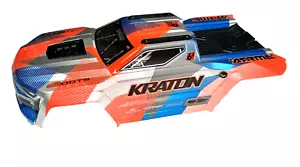 Arrma KRATON 6s V6 BLX Body Shell ORANGE cover clipess assembly ARA8608V6 - Picture 1 of 7
