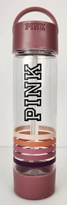 Victoria's Secret PINK Plastic Tall Sports Water Bottle Flip Top Straw 24 oz. - Picture 1 of 18
