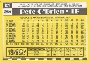 1990 Topps Traded White Back Variation Baseball Cards #1-132 You Pick!