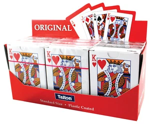 Spielkartenspiel Qualität Kunststoffbeschichtet Deck Standardgröße Sicherheitssiegel Poker - Bild 1 von 21