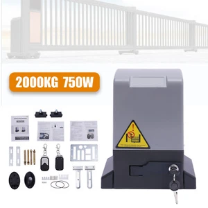 Automatic Gate Opener Sliding Gate Drive Gate Drive Sliding Gate Motor w/RC 1200KG - Picture 1 of 15