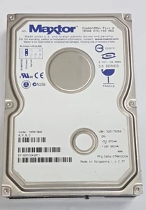 160 GB IDE Maxtor DiamondMax Plus 9 6Y160P0 P-ATA 7200 RPM 8MB 3.5" Hard Drive - Picture 1 of 1