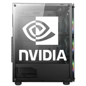 Nvidia Desktop PC Laptop Wall Window Door Office Vinyl Sticker Decal - Imagen 1 de 4