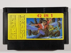 ¤ 42 In 1 Japan Import ¤ (Game Cart) Good! Nintendo Famicom FC NES - Picture 1 of 8