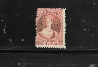 New Zealand 1865 QV Chalon 1d red Mint - Image 1 of 2