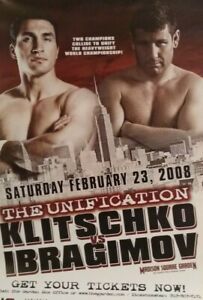 Klitschko Boxing Poster Unification @ MSG (Feb 23, 2008)