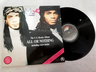 Milli Vanilli All Or Nothing Disco Vinyl LP 12'' 33 RPM BMG 1989 - Image 1 of 4