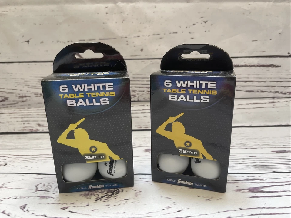 Franklin Sports 1 Star Table Tennis Balls (pack of 6) 38 Mm