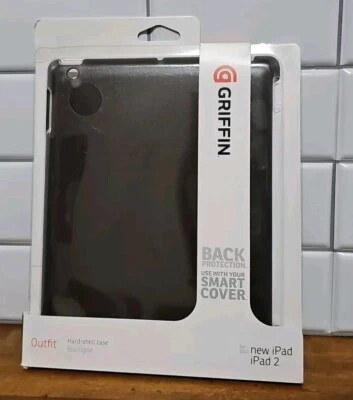 Griffin Outfit Hard Shell Case Back Protection Fits Apple iPad / iPad 2 - Smoke  - Image 1 of 3