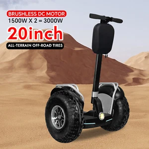 3000W/67.2V 15.6AH Dual Motor 20in Off Road Electric Self Balance Vehicle APP 7 - Picture 1 of 16