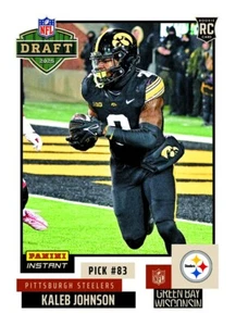 KALEB JOHNSON 2025 PANINI INSTANT DRAFT NIGHT GRADED GEM-MT 10 ROOKIE #DN-32 - Picture 1 of 5