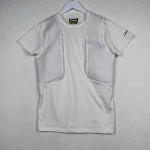 Cabela's Men's Size M White Tactical Concealed Carry Holster Shirt Short Sleeve - Picture 1 of 9
