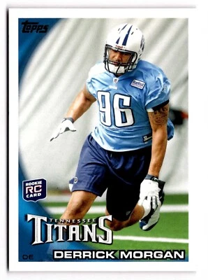 2010 Topps - Derrick Morgan #362 Rookie Card B - Image 1 of 2