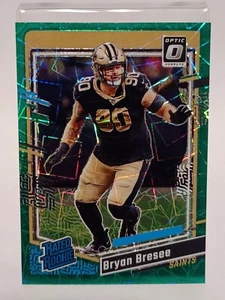 2023 Donruss Optic Bryan Bresee #276 Rated Rookie Green Velocity RC Saints - Picture 1 of 2