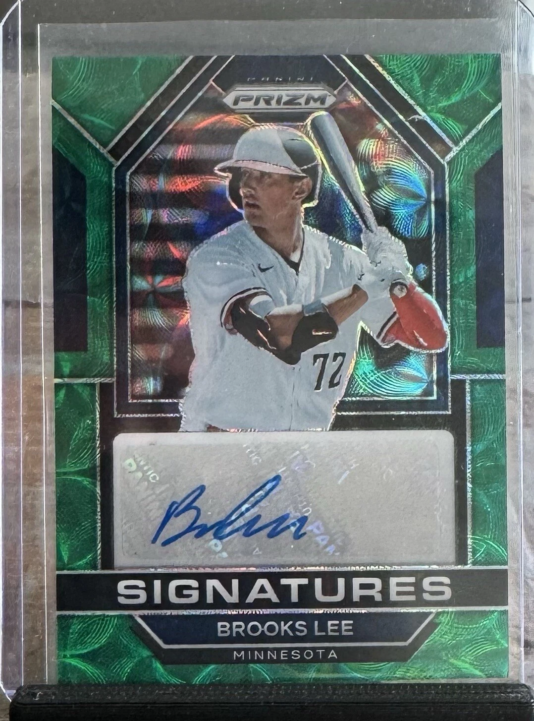 2023 Panini Prizm Brooks Lee Auto /75 Green Scope