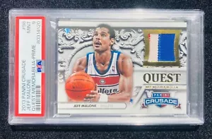 2013 Malone Prime SP Game Worn Jersey Rare 13-14 PSA Mint 9 Basketball Card New - Picture 1 of 2