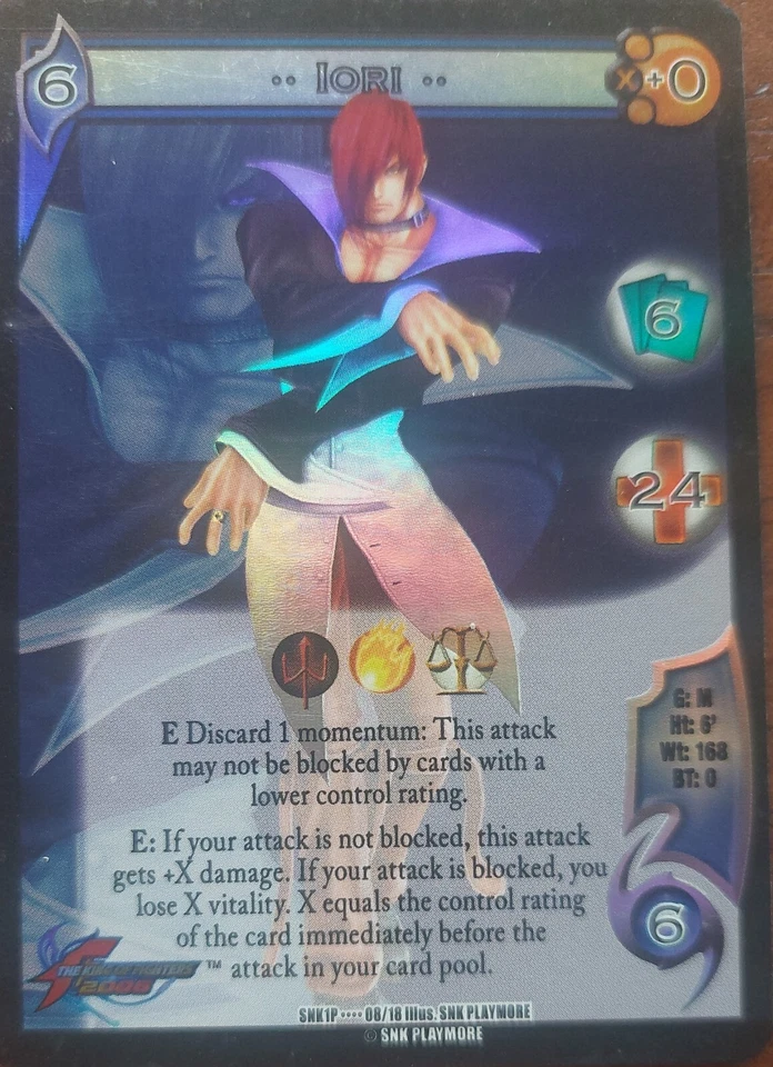 universal fighting system King of Fighters 2006 Promo **Iori** SNK1P - Image 1 of 1