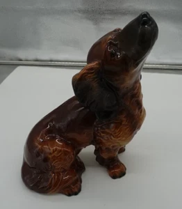 Goebel Porzellan Figur, Hund,  Dackel, L 21 B 14 H28 ,  Großfigur, unbeschädigt - Bild 1 von 9