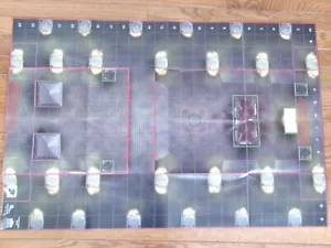 =Mapa HeroClix DC GUERRA DE LUZ "Temple Okaara" Interior 2014 = - Imagen 1 de 3
