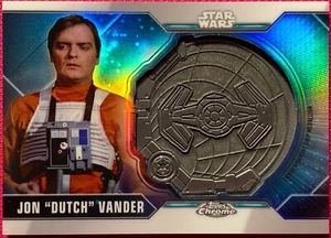 2021 Star Wars Chrome Legacy, tarjeta medallón refractor holandés SM-JVT #29/99 - Imagen 1 de 2