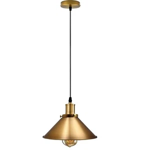Vintage Industrial Ceiling Pendant Light Metal Lampshade Loft Hanging Retro Lamp - Picture 1 of 9