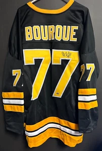 Ray Bourque Autographed Boston Bruins Replica Jersey HOF - Picture 1 of 5