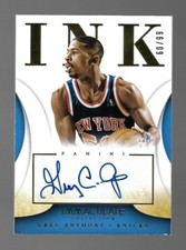 2013-14 Panini Immaculate INK Greg Anthony Auto#60/99