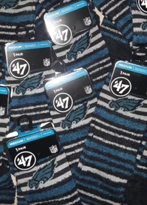 $80 PHILADELPHIA EAGLES SOCKS JERSEY CLR USA SHOES Men 5-8.5 Women 7-9.5 LOT 5 - Picture 1 of 8