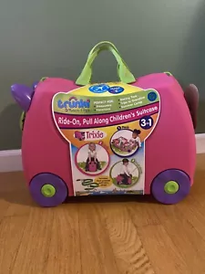 Melissa & Doug Trunki Ride On Pull Along Children’s Suitcase PINK ~ NEW - Picture 1 of 8