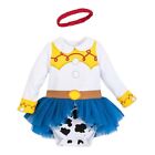 New Disney Store Toy Story Jessie Baby Costume Bodysuit Headband 12 18 24