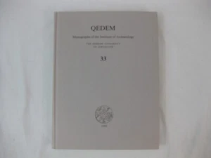 Qedem #33 Hebrew University City of David Final Report III 1992 HC Sehr guter Zustand + - Bild 1 von 3