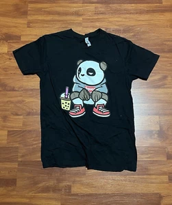 Asians Never Die Panda Squat Crew Crewneck T Shirt Men Size Small - Picture 1 of 2