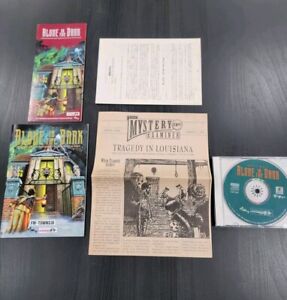 Alone in the Dark FM TOWNS Marty Game /Manual, Papers, Box set, HP Lovecraft