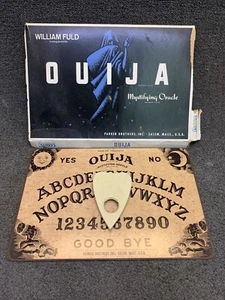 Vintage Parker Brothers William Fuld OUIJA Mystifying Oracle Spielbrett - Bild 1 von 8